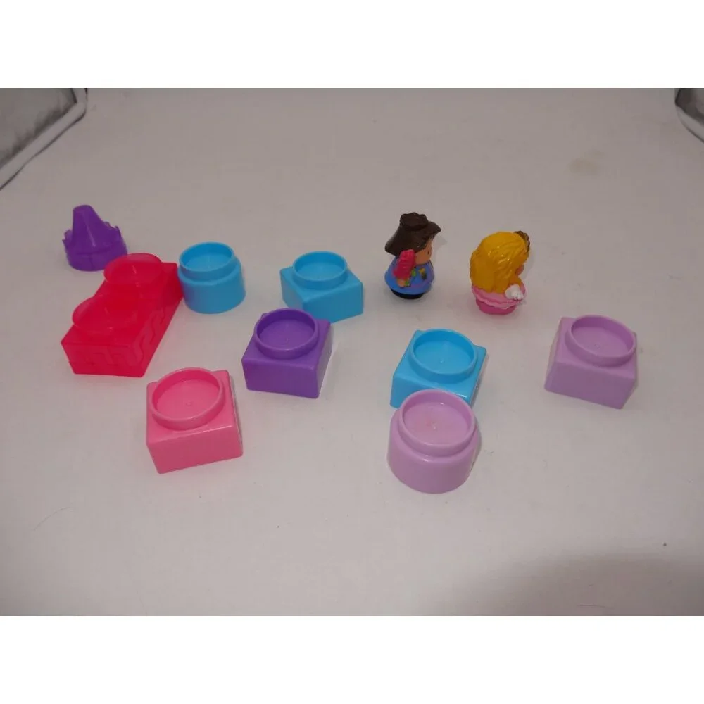 Fisher-Price Little People Princess Carriage With Prince Princess‎ & Blocks